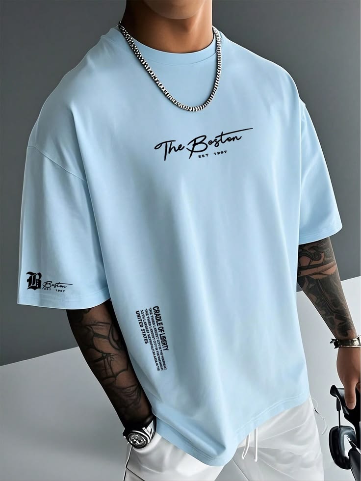 blue tshirt