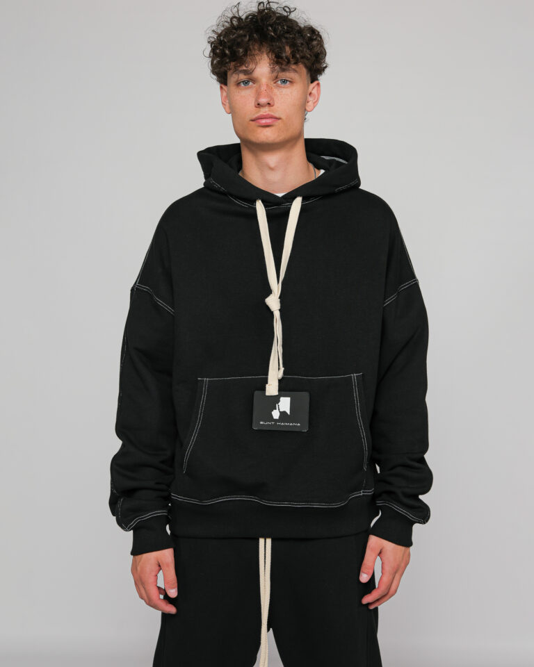 1--FRAME NOIR HOODIE