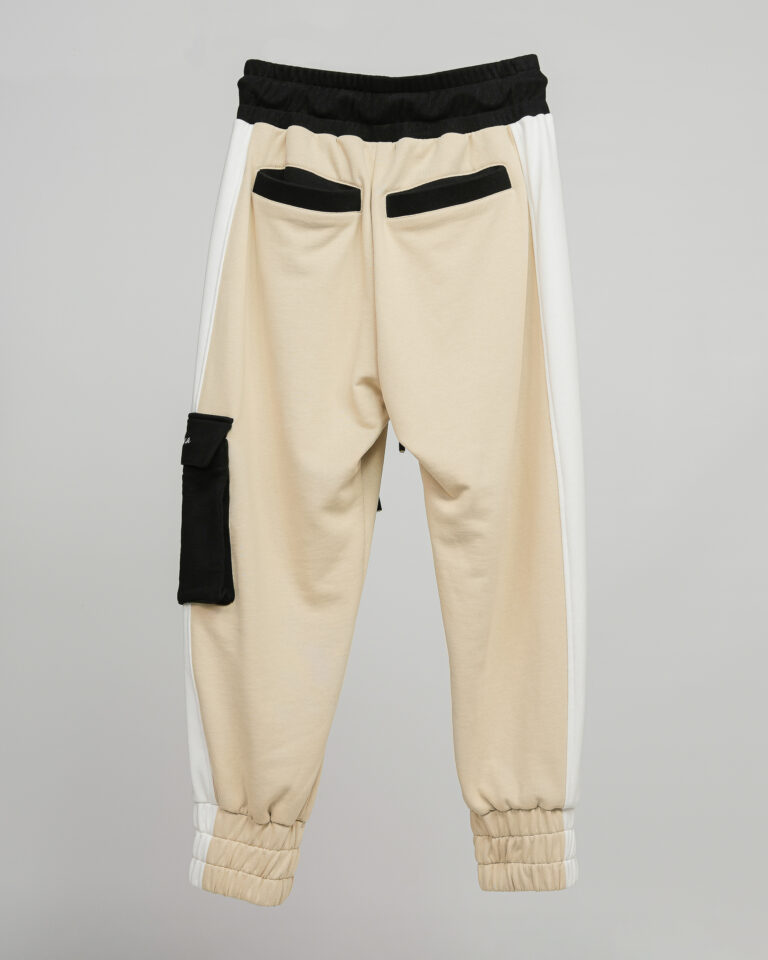 2--DIVIDED STONE PANTS--white