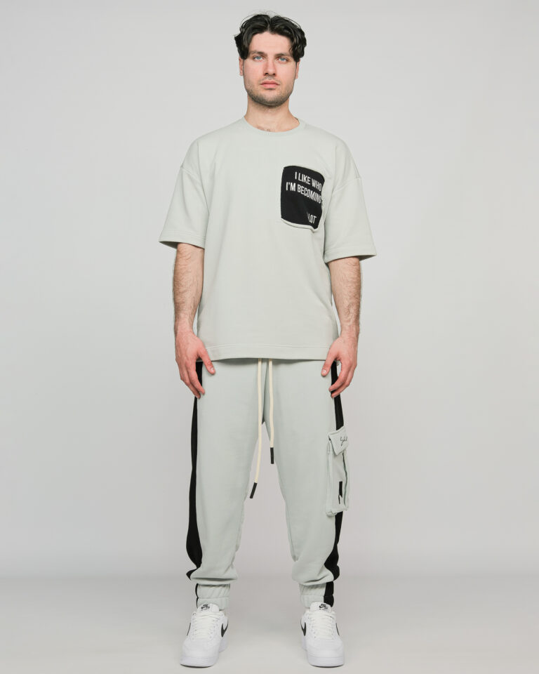 3--DIVIDED MIST PANTS noir