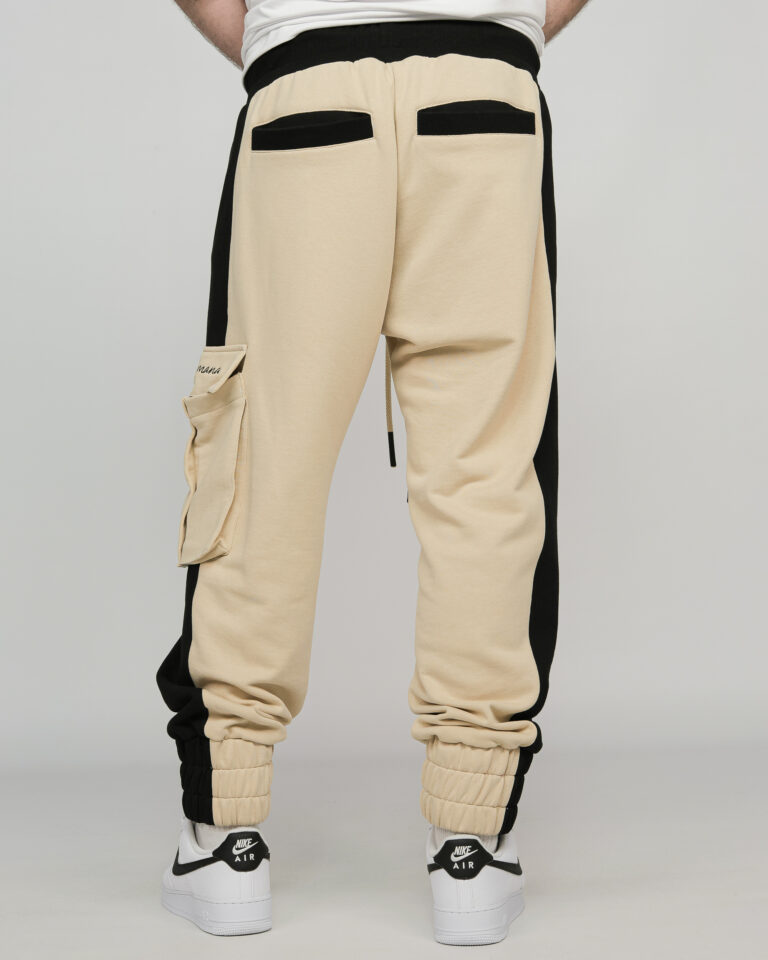 3--DIVIDED Stone pants noir
