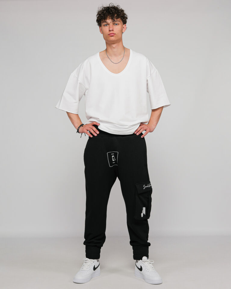 4--CONECTION PANTS negru