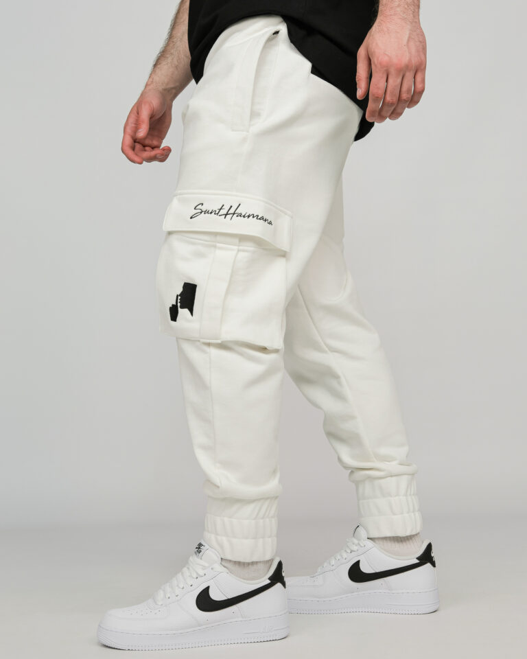 5--CONECTION PANTS off white
