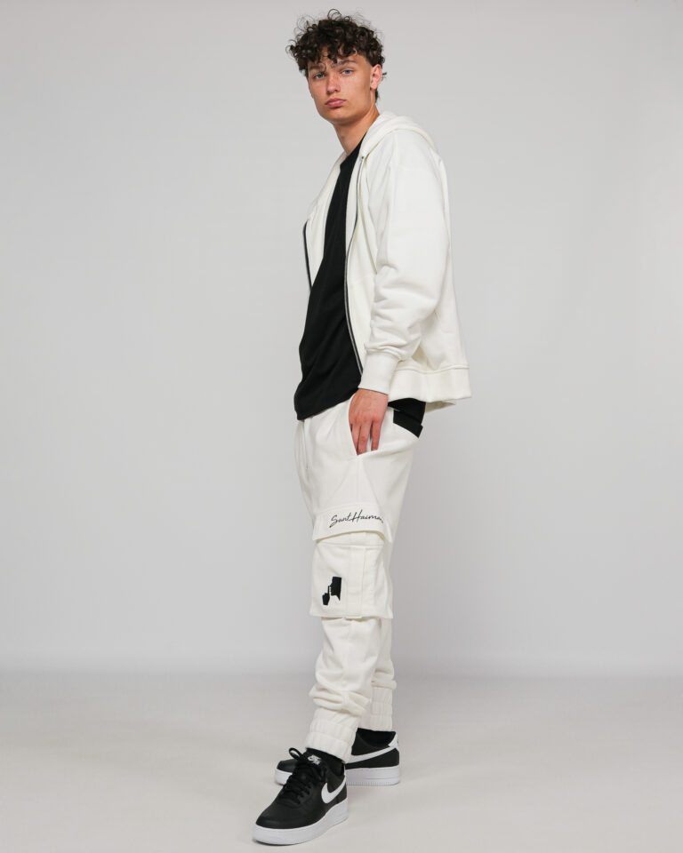 7--CONECTION PANTS off white